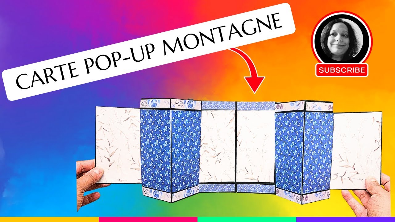 Créez une magnifique carte montagne pop up en seulement 10 minutes