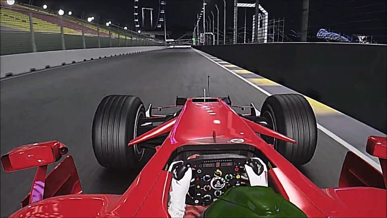 F1 2008 Singapore - Felipe Massa Pole Lap OnBoard - #assettocorsa