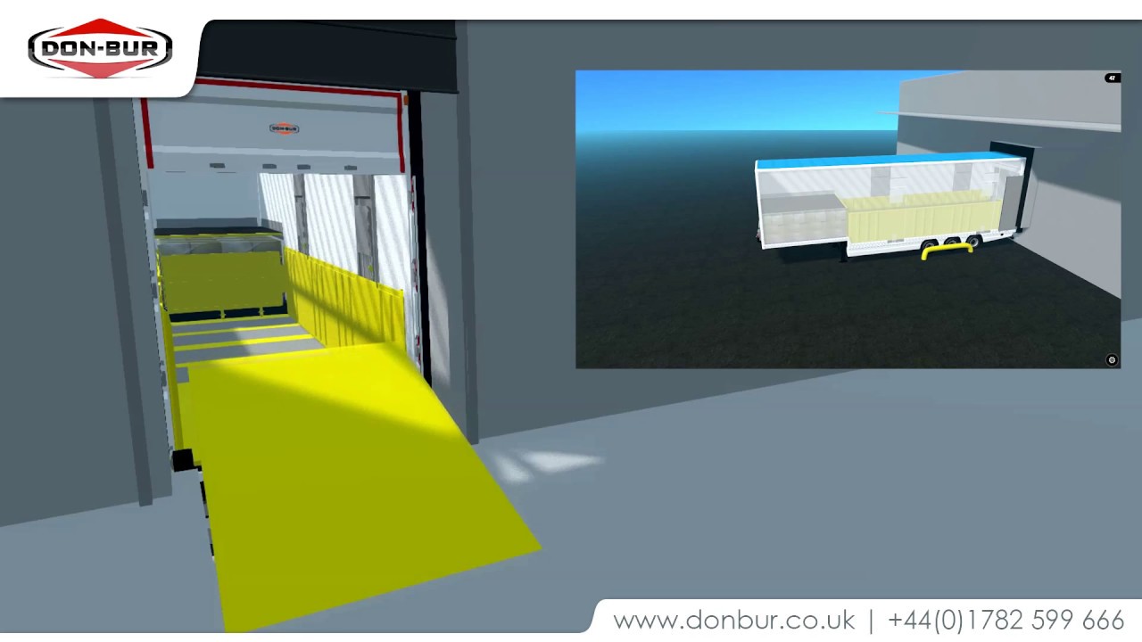Don-Bur 3D Lifting Deck trailer loading procedure
