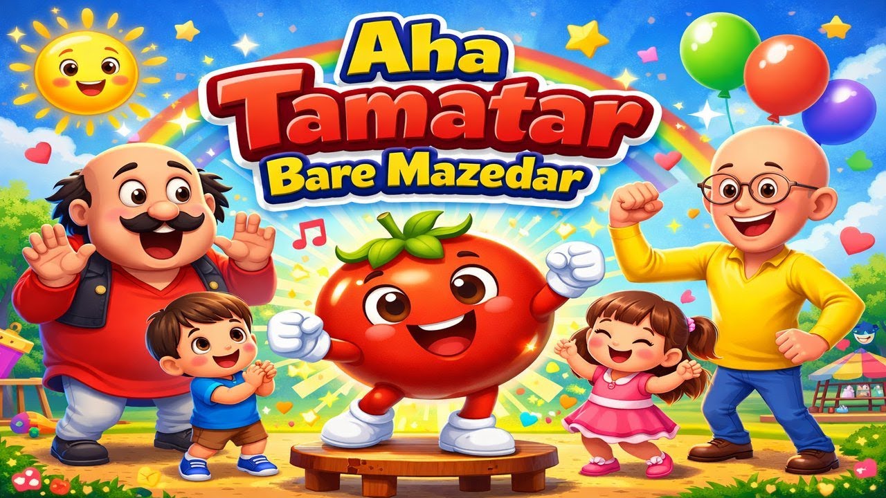 Aaha Tamatar Bade Mazedar | Hindi Rhyme For Children | Aaha Tamatar Song - Romotoon