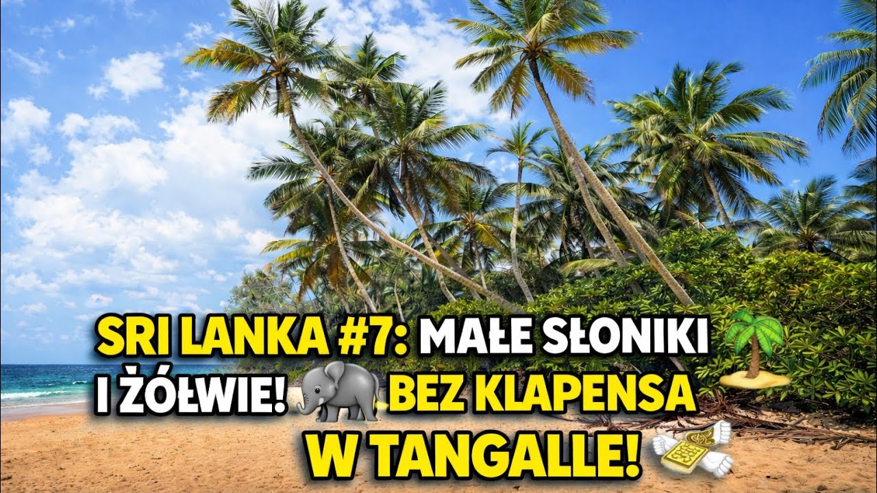 ​SRI LANKA: Ile kosztuje raj? 💸 Małe SŁONIKI i nocna misja z ŻÓŁWIAMI! 🐘🐢 #7