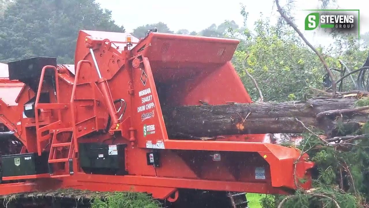 MORBARK 50/48X - Tracked Whole Tree Drum Chipper