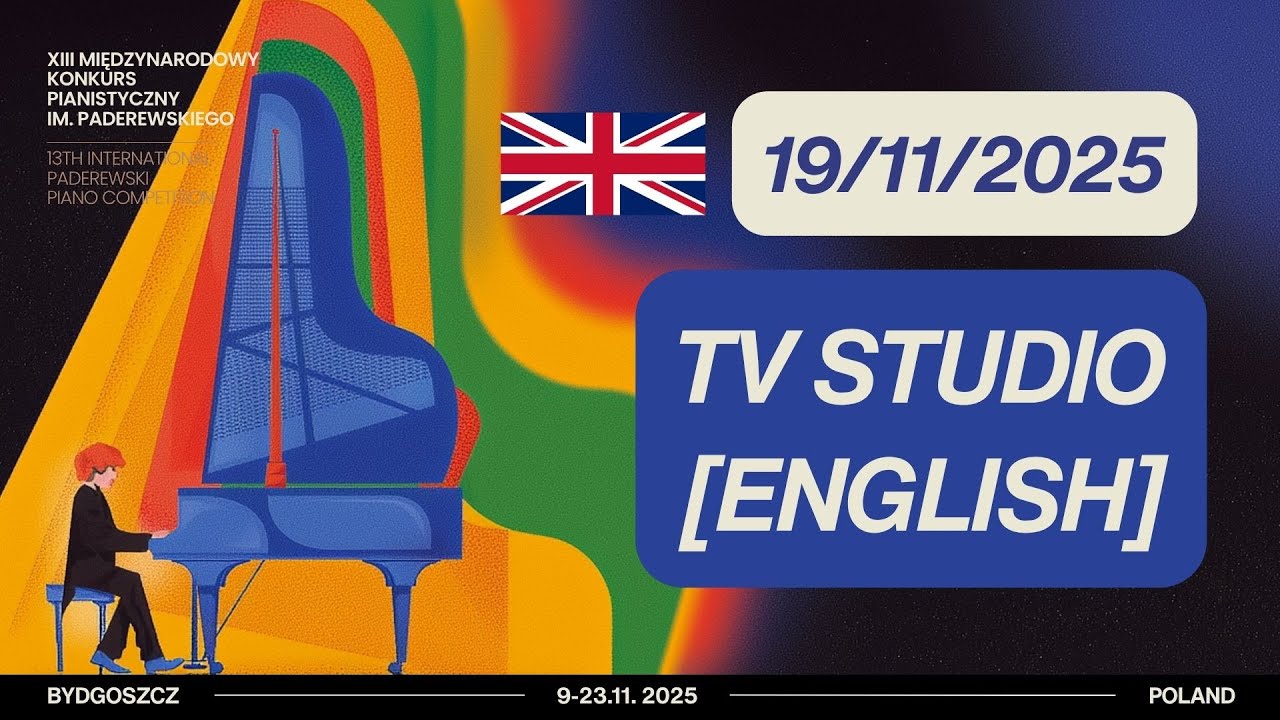 19.11.2025 - 13th Paderewski Competition Studio - 13th International Paderewski Piano Competition