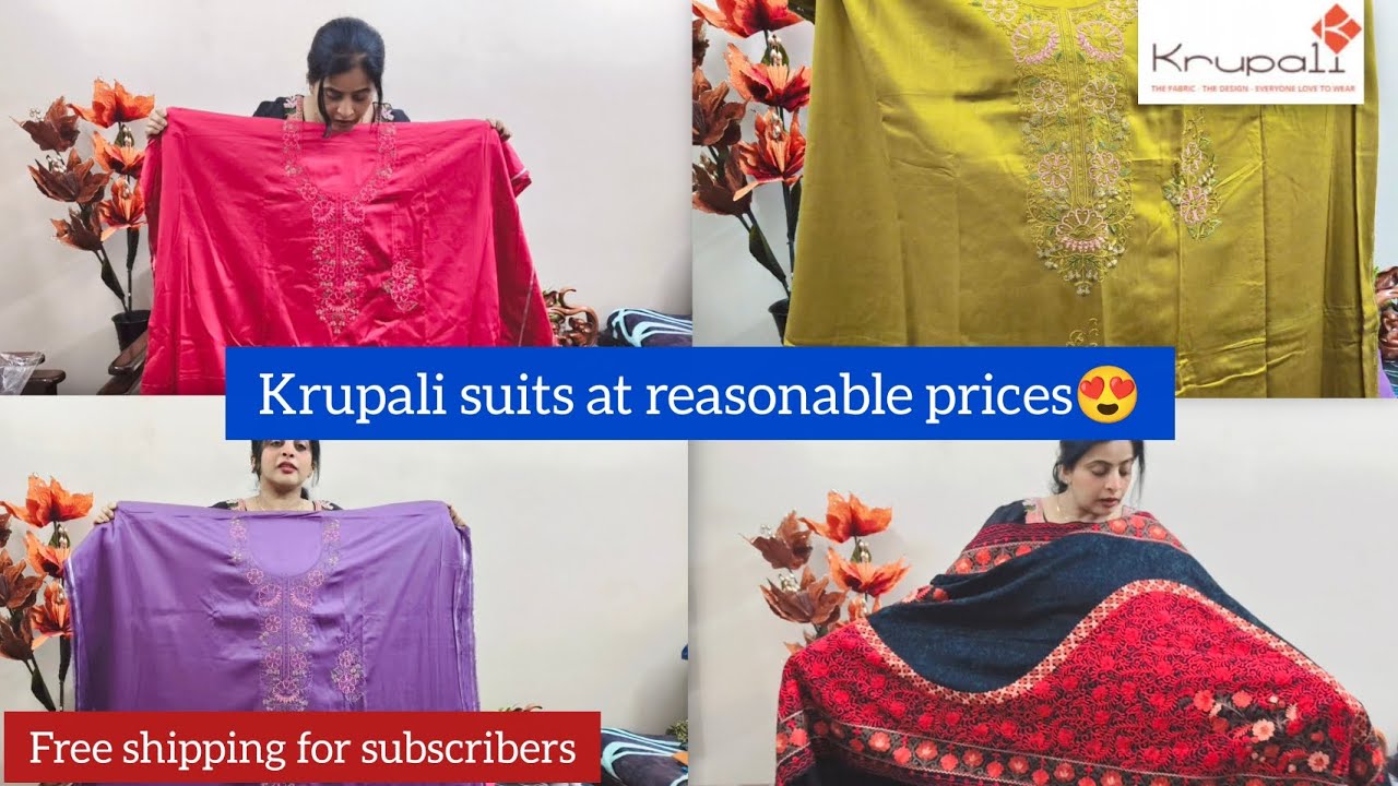 KRUPALI SUITS AT REASONABLE PRICES😍 | SIYARAM COLLECTION | #fashion #suit #foryou #trending 