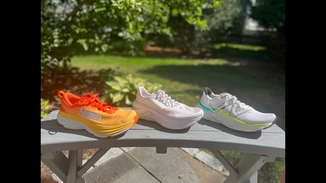 Max Cushion Comparison Review: Hoka Bondi 8, Saucony Endorphin Shift 3, NB Fresh Foam More v4