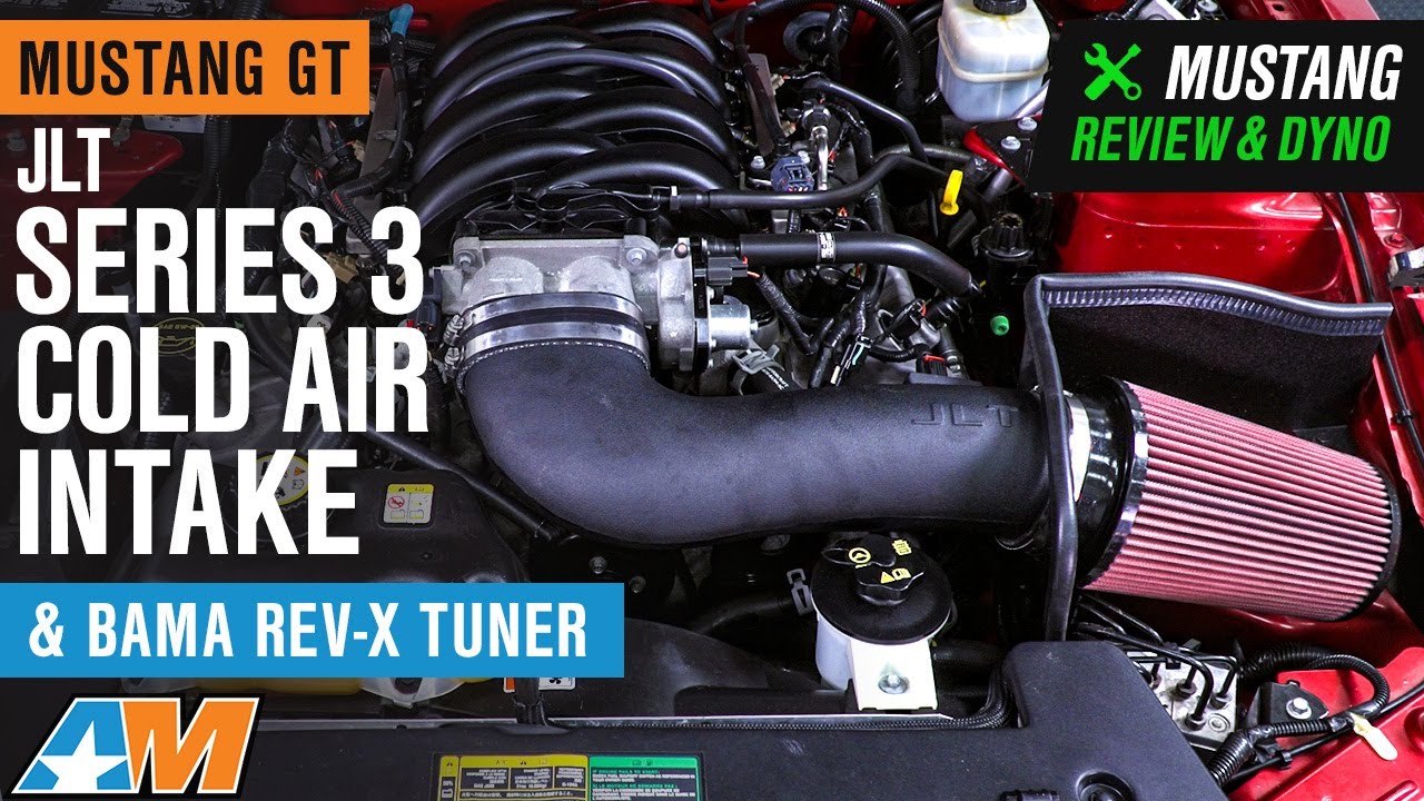 2005-2009 Mustang GT JLT Series 3 Cold Air Intake and BAMA Rev-X Tuner Review & Dyno