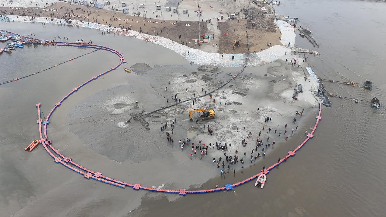 Mahakumbh Prayagraj 2025 Dredging River Ganga