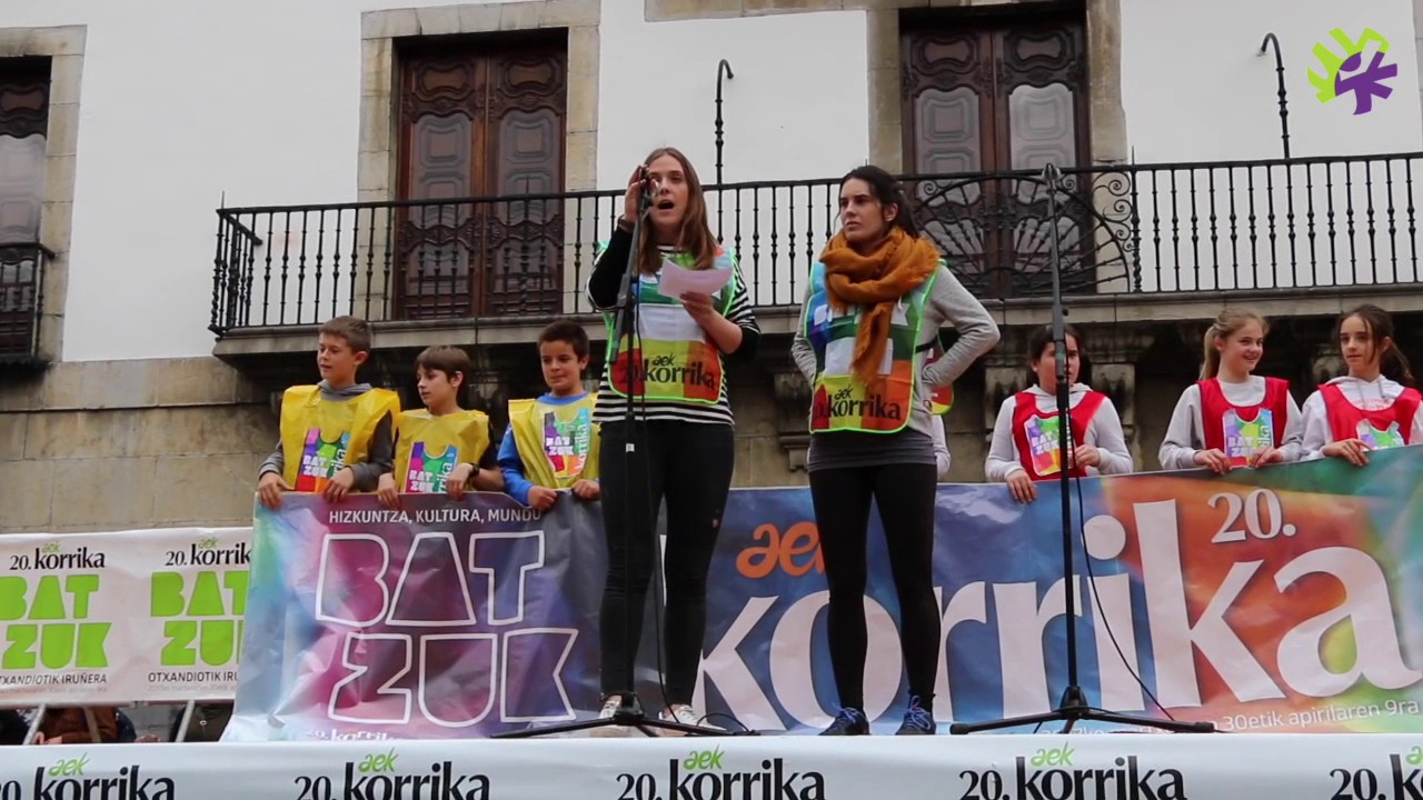 Azkoitiko Korrika Txikia, bideoan
