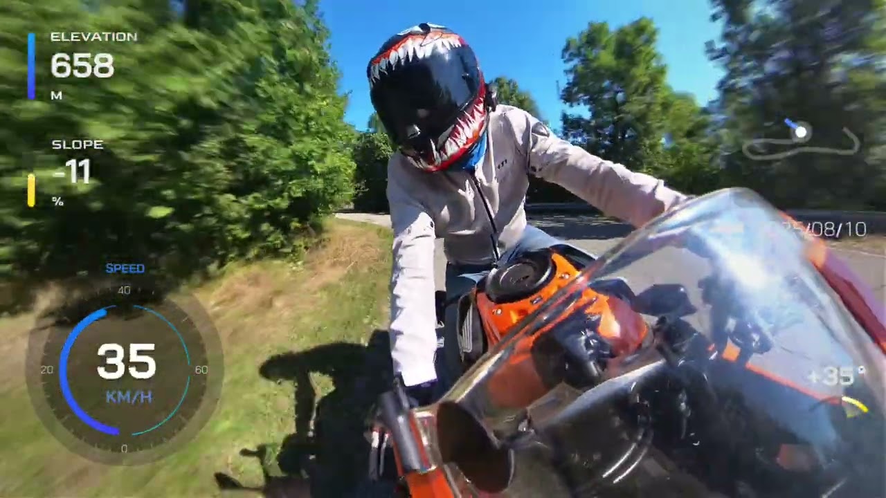Primo giro e test insta360 x3 #honda #cbr650r #repsol #insta360x3 
