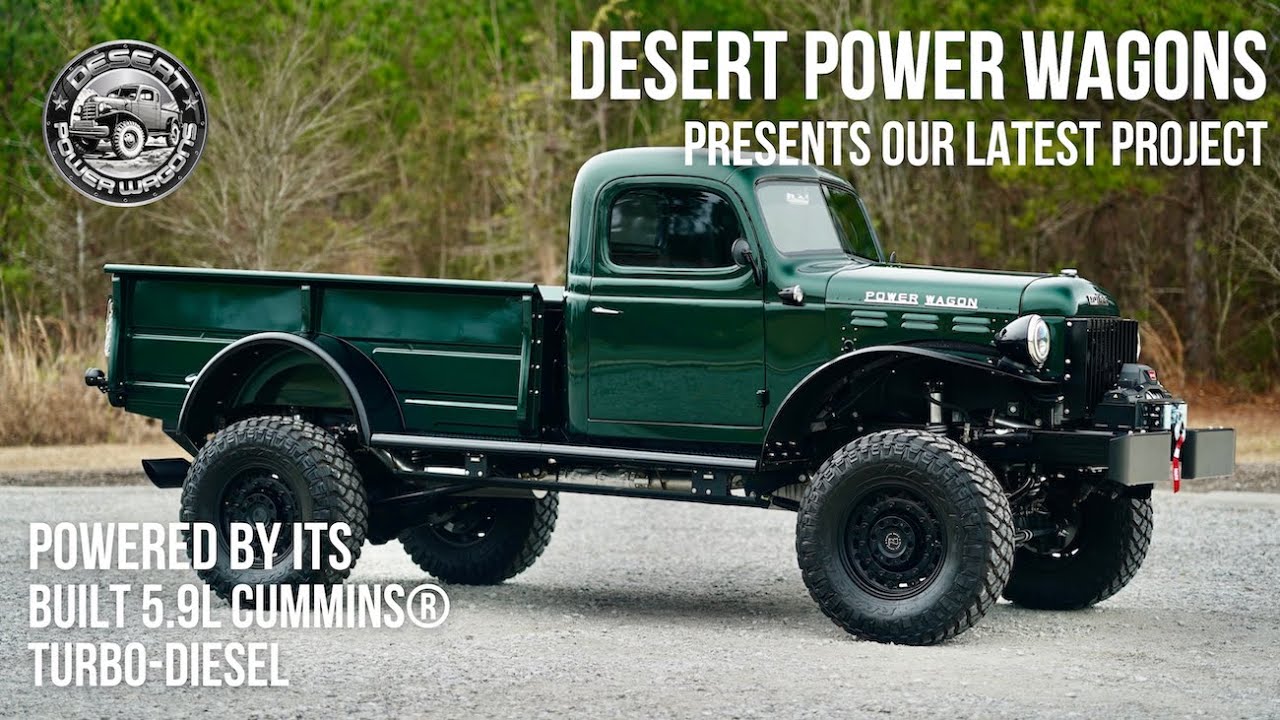 Built 5.9L Cummins® Turbo-Diesel Powered Desert Power Wagon