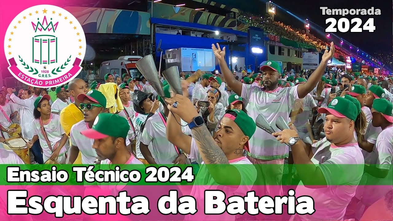 Mangueira 2024 | Esquenta da Bateria - Ensaio Técnico | Samba ao vivo - #ET24