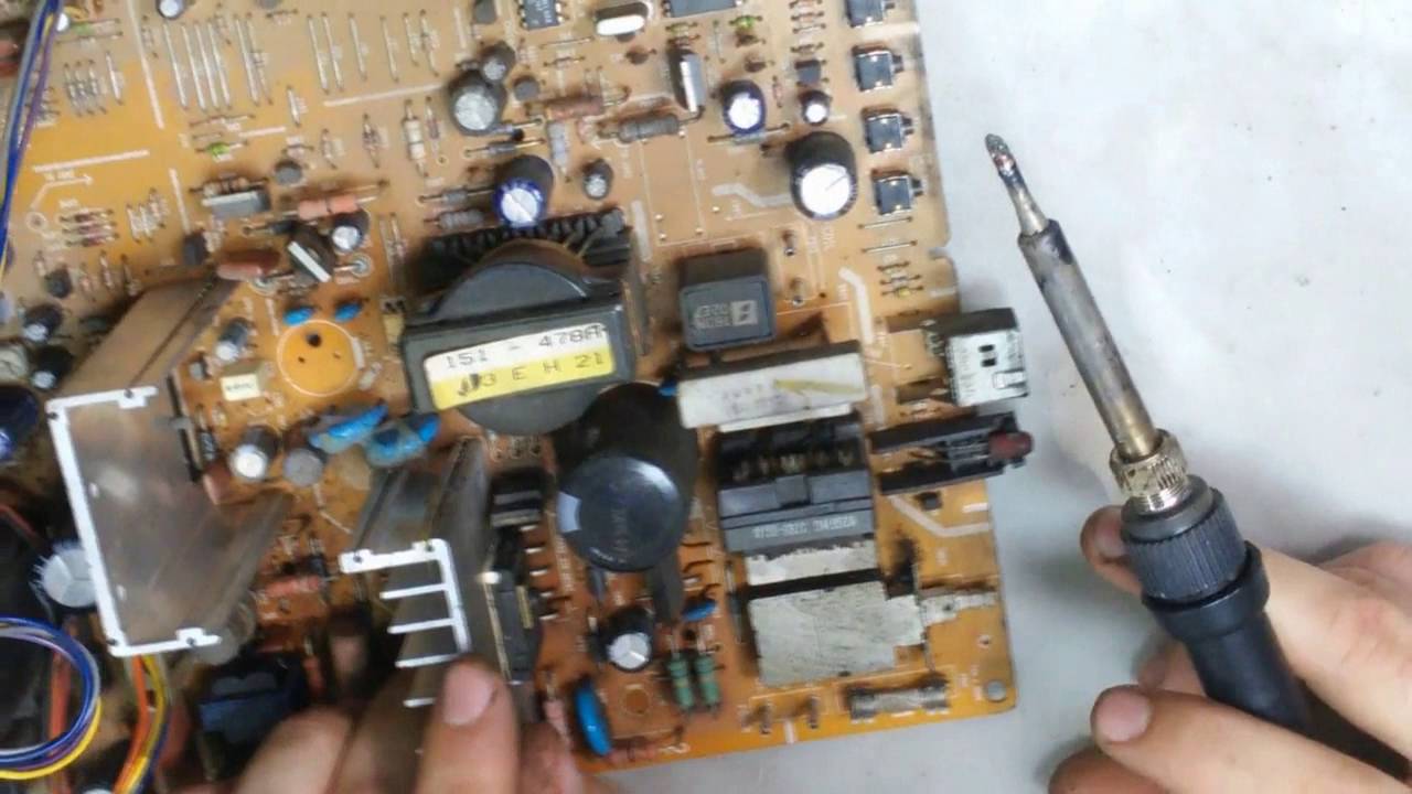 goldstar cf-20a90y (шасси МС-41А) не включается (снова конденсаторы)