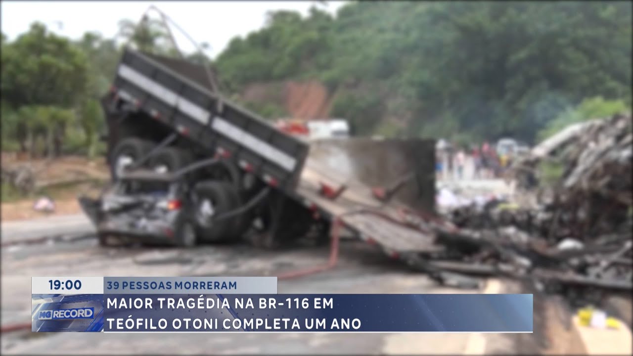39 pessoas morreram: Maior tragédia na BR-116 em T.Otoni completa um ano.