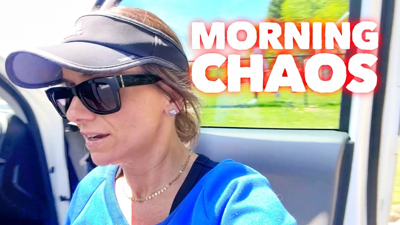Running LATE!!! and No Voice!!! 😩⏰ | Morning Chaos Vlog | Family 5 Vlogs