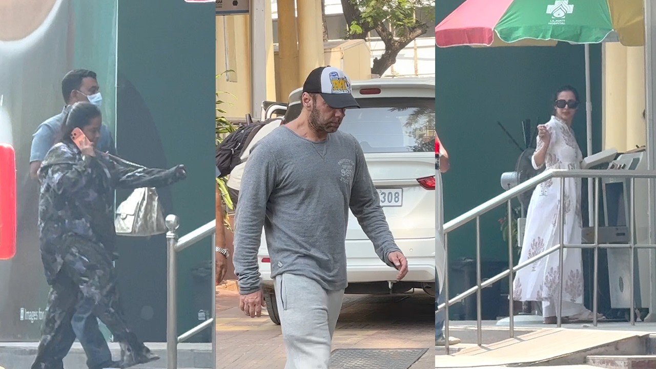 Sohail Khan, Arpita Khan, Malaika Arora Visit Lilavati Hospital To See Salim Khan's Health.