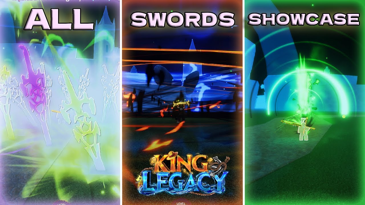 ALL SWORDS DAMAGE & SHOWCASE in King Legacy UPD 7 👑