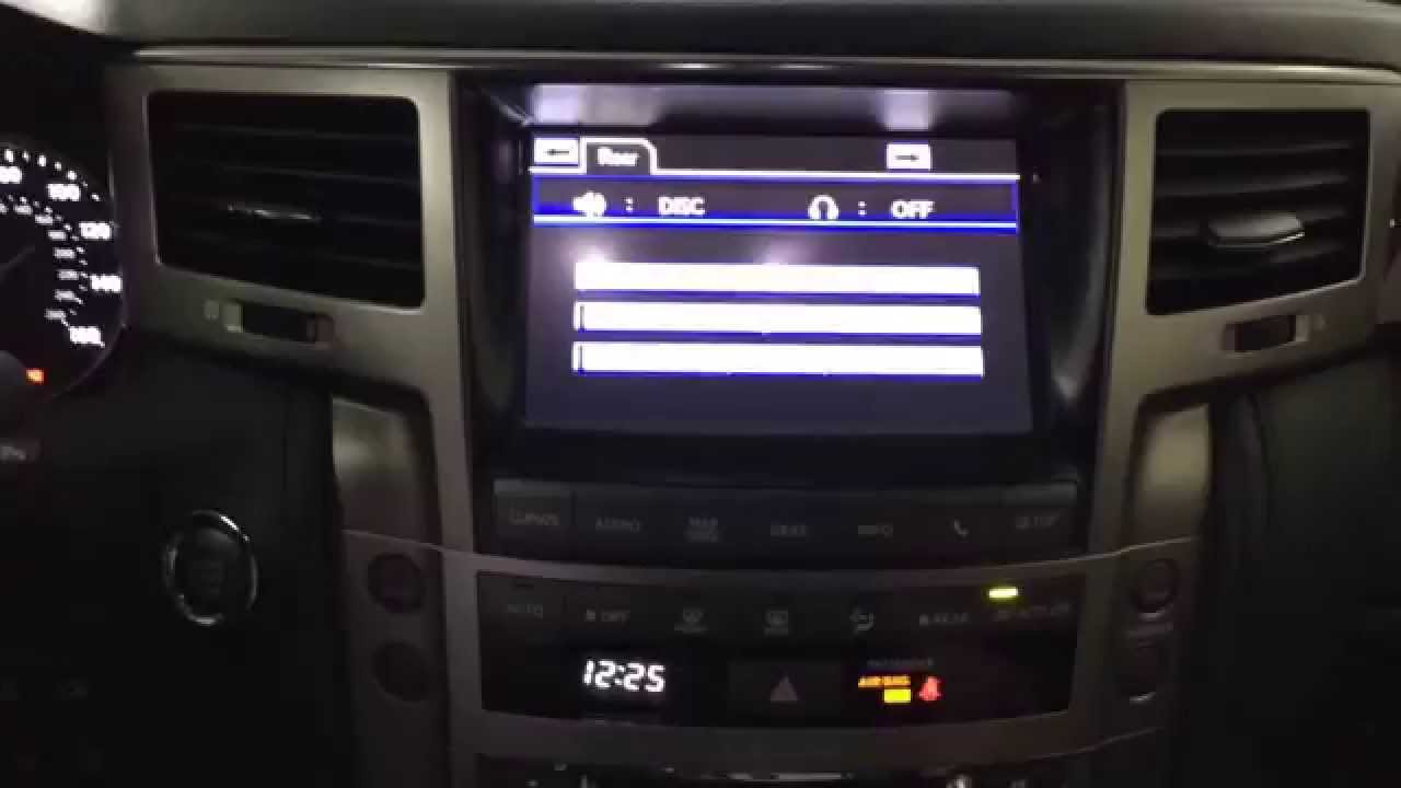 Rear Entertainment System on 2015 Lexus LX570