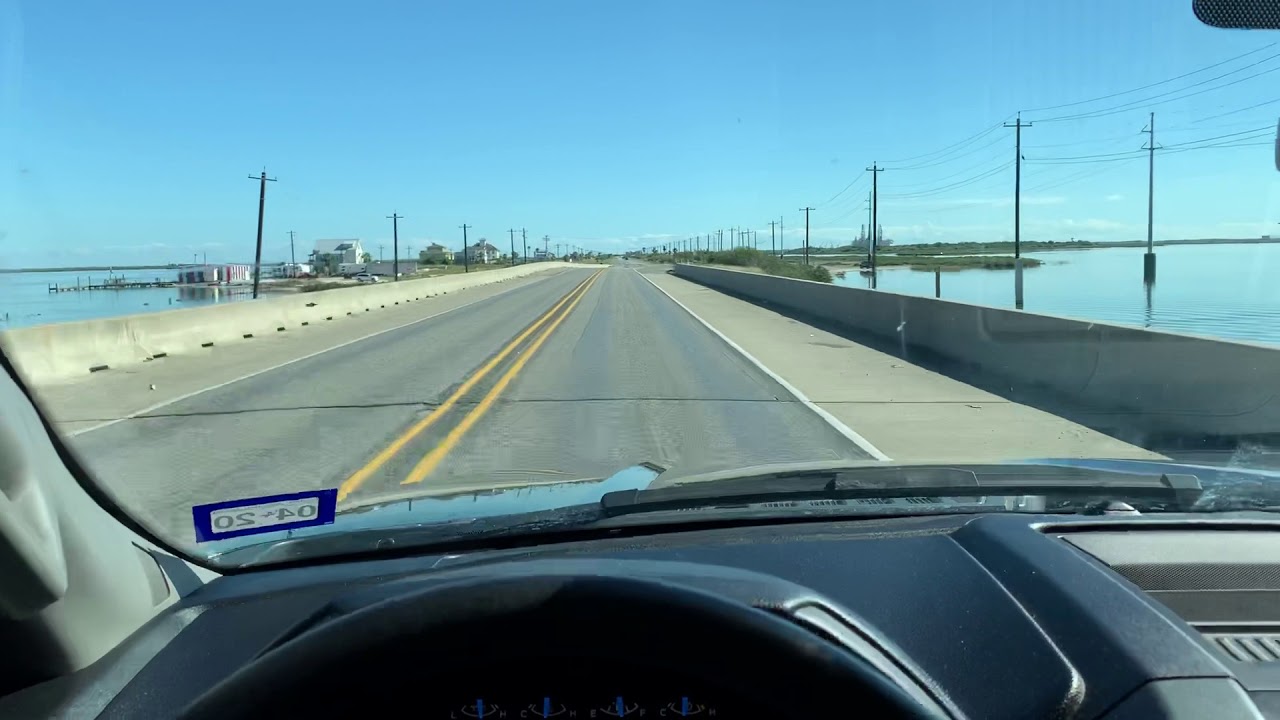 Aransas Pass Causeway to Port Aransas, Texas
