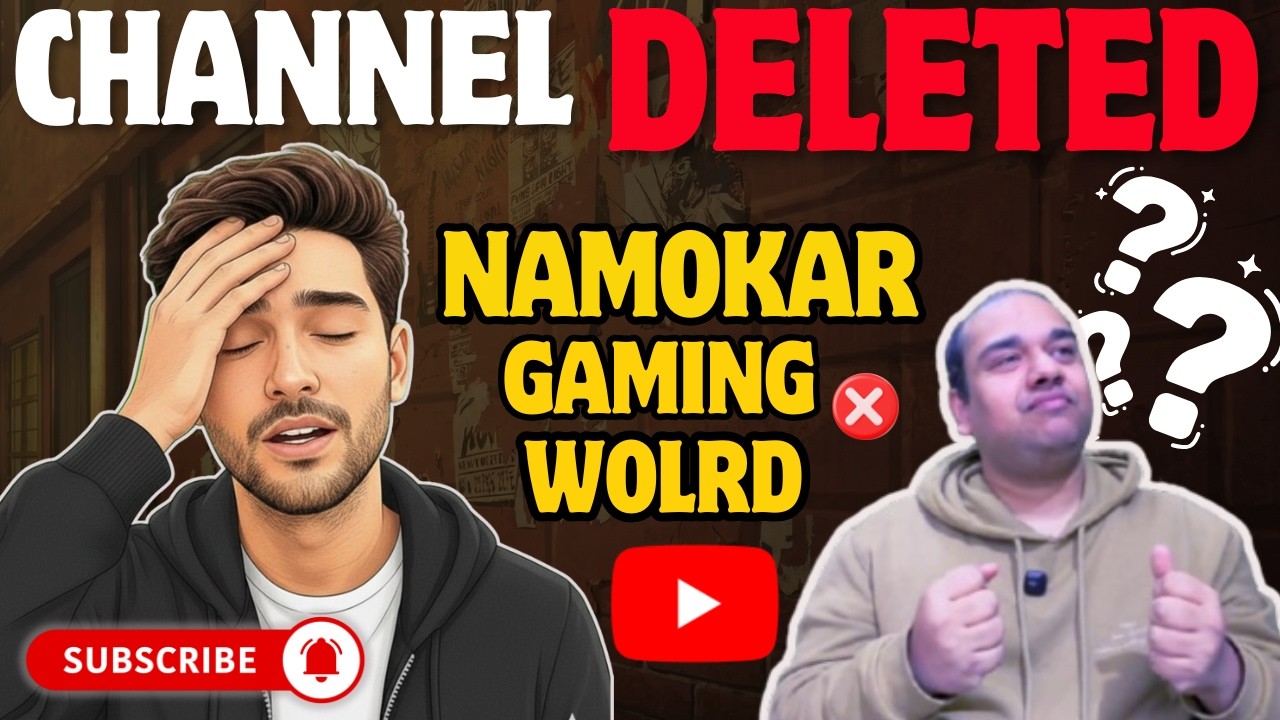 Namokar Gaming World Channel Deleted | A Warning for Gamers. #youtube #gaming