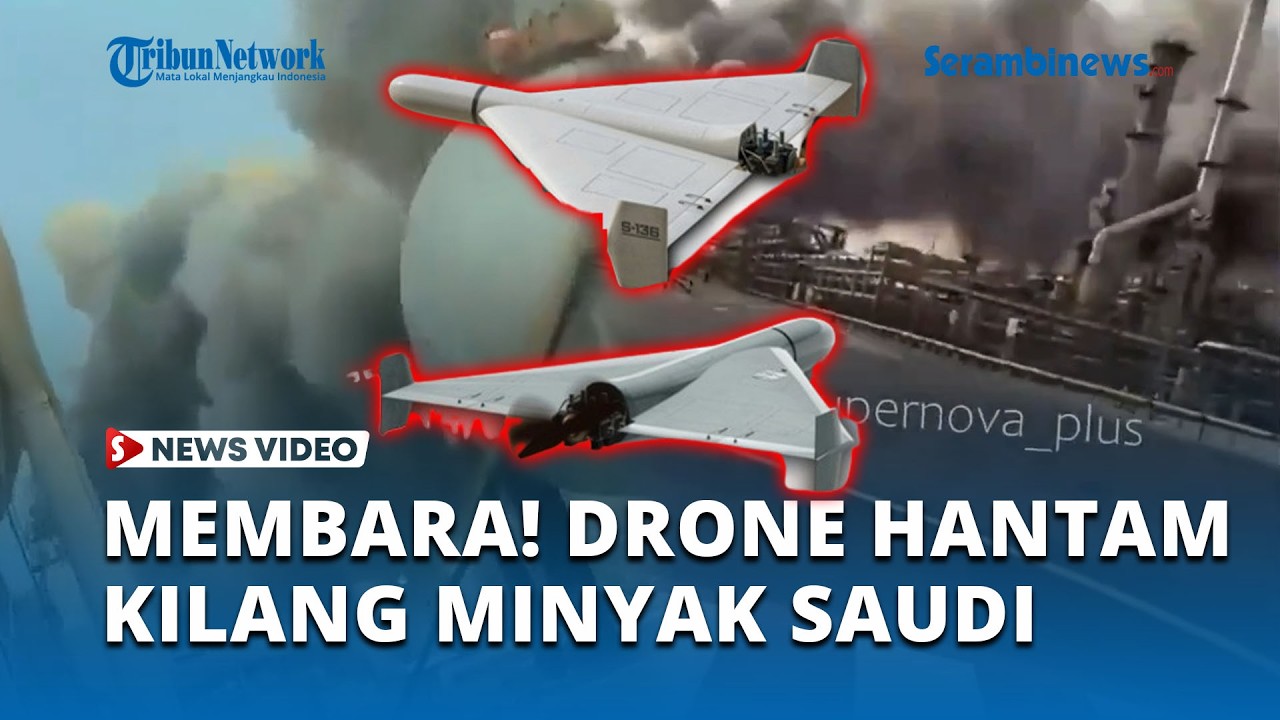 Serangan Drone Guncang Kilang Raksasa Saudi, Pasar Minyak Dunia Langsung Panik!
