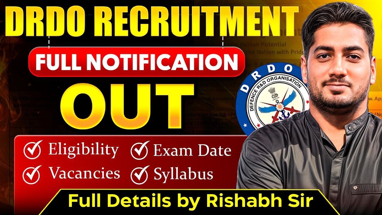 DRDO CEPTAM 11 Full Notification | DRDO CEPTAM 11 Exam Pattern and Syllabus 