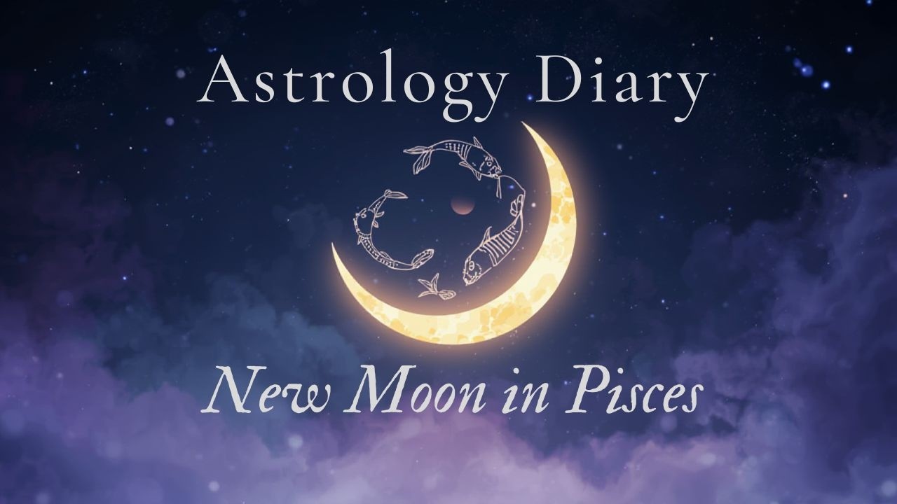 Astrology Diary and New Moon in Pisces ~ My 9th House Profection Year