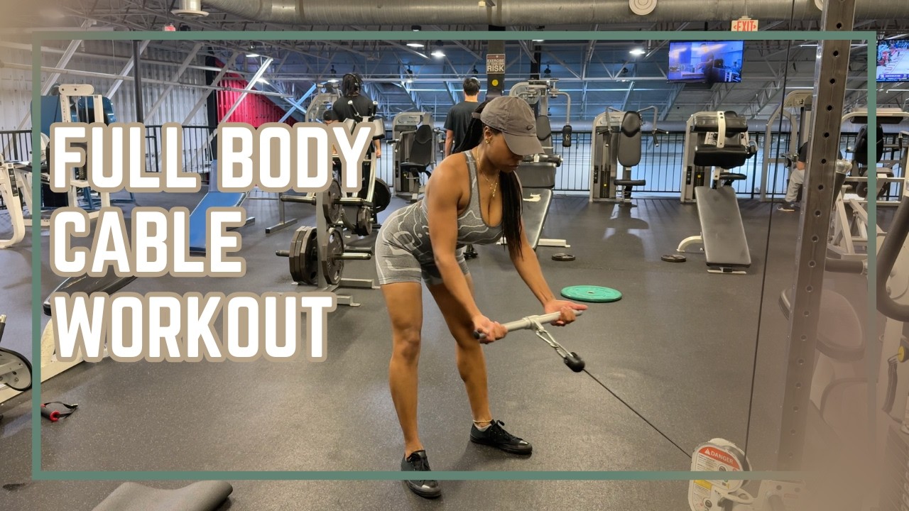 Cable Only Full Body Workout for Busy Women | Strength and Sculpt