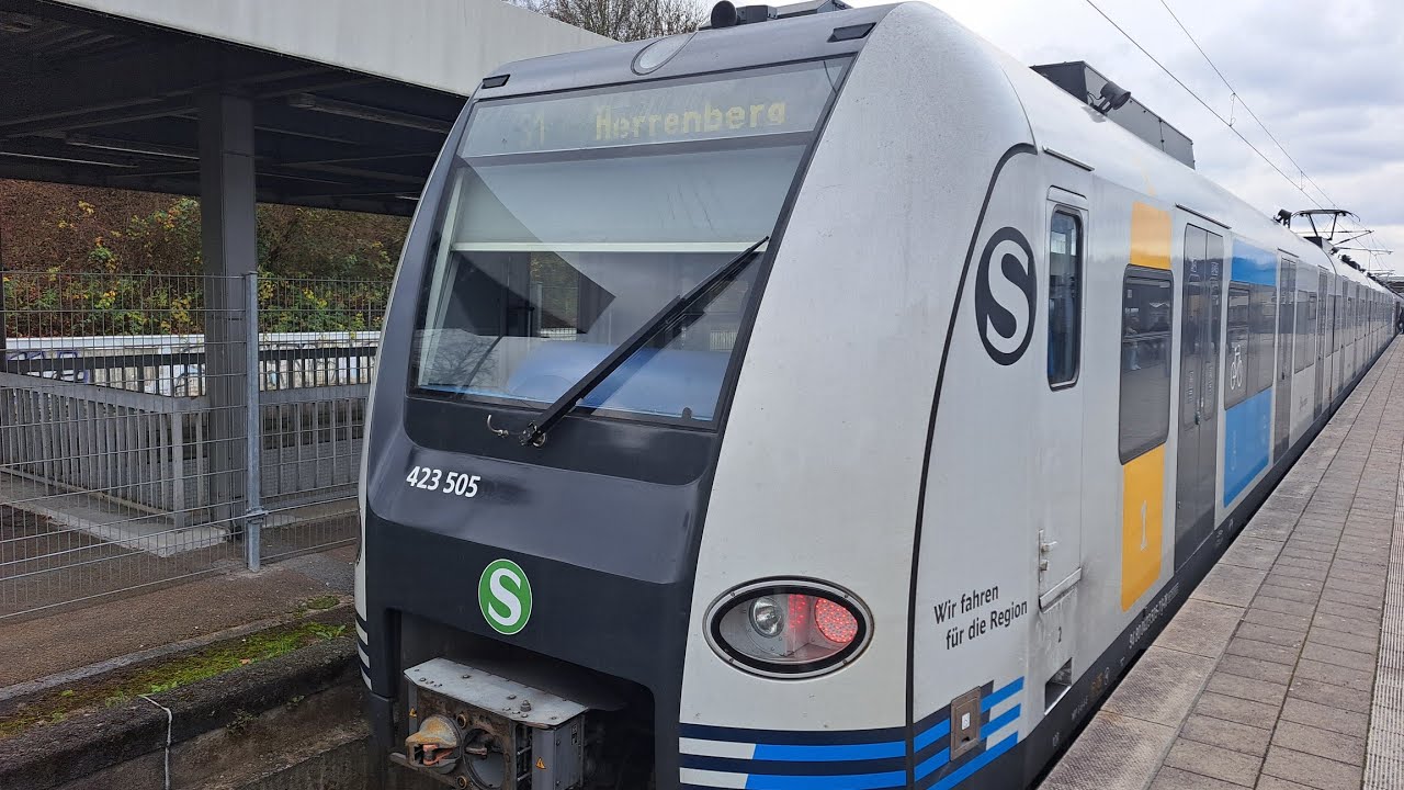 [S-Bahn Stuttgart] Ansagen Linie S1 von Herrenberg bis Kirchheim (Teck) (BR 423)