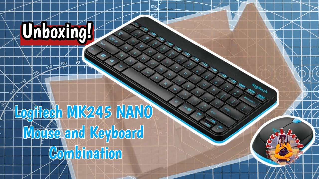 Logitech MK245 NANO Mouse and Keyboard Combination | Unboxing