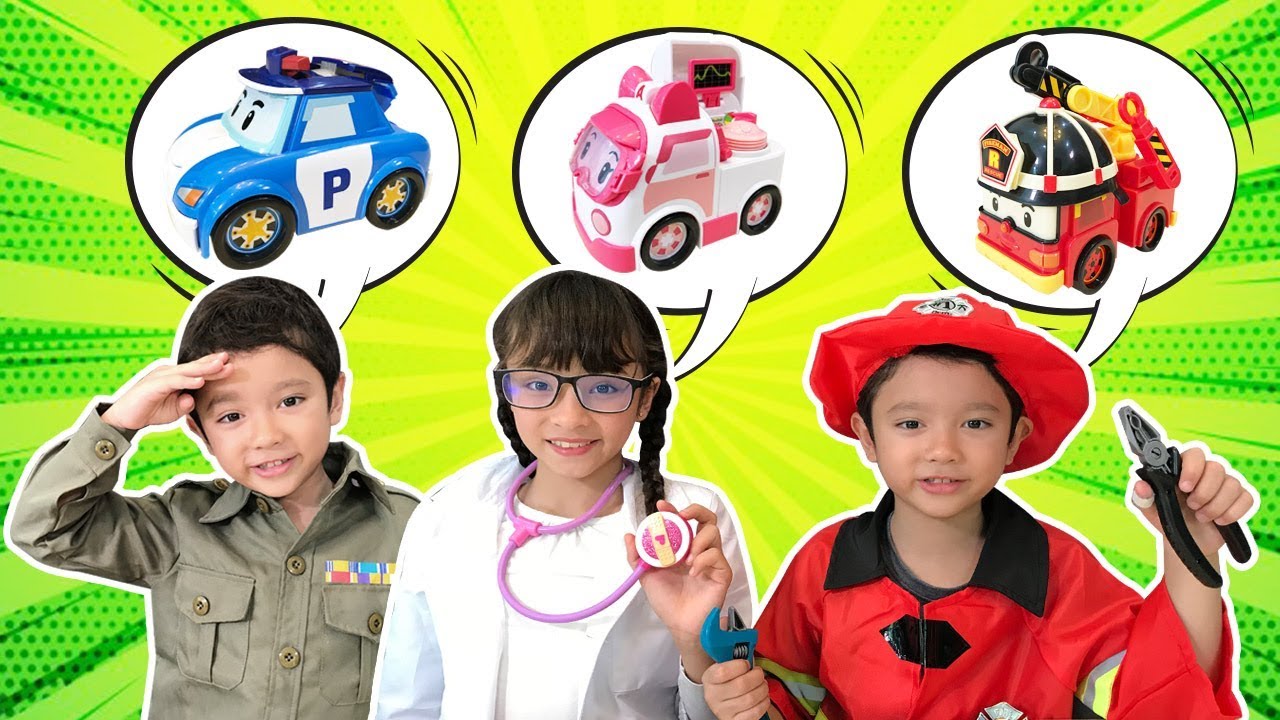 บรีแอนน่า | ตำรวจสกายเลอร์ 🚔 VS คุณหมอบรีแอนน่า 🚑 VS นักดับเพลิงสไลเดอร์ 🚒 กับของเล่นแสนสนุก
