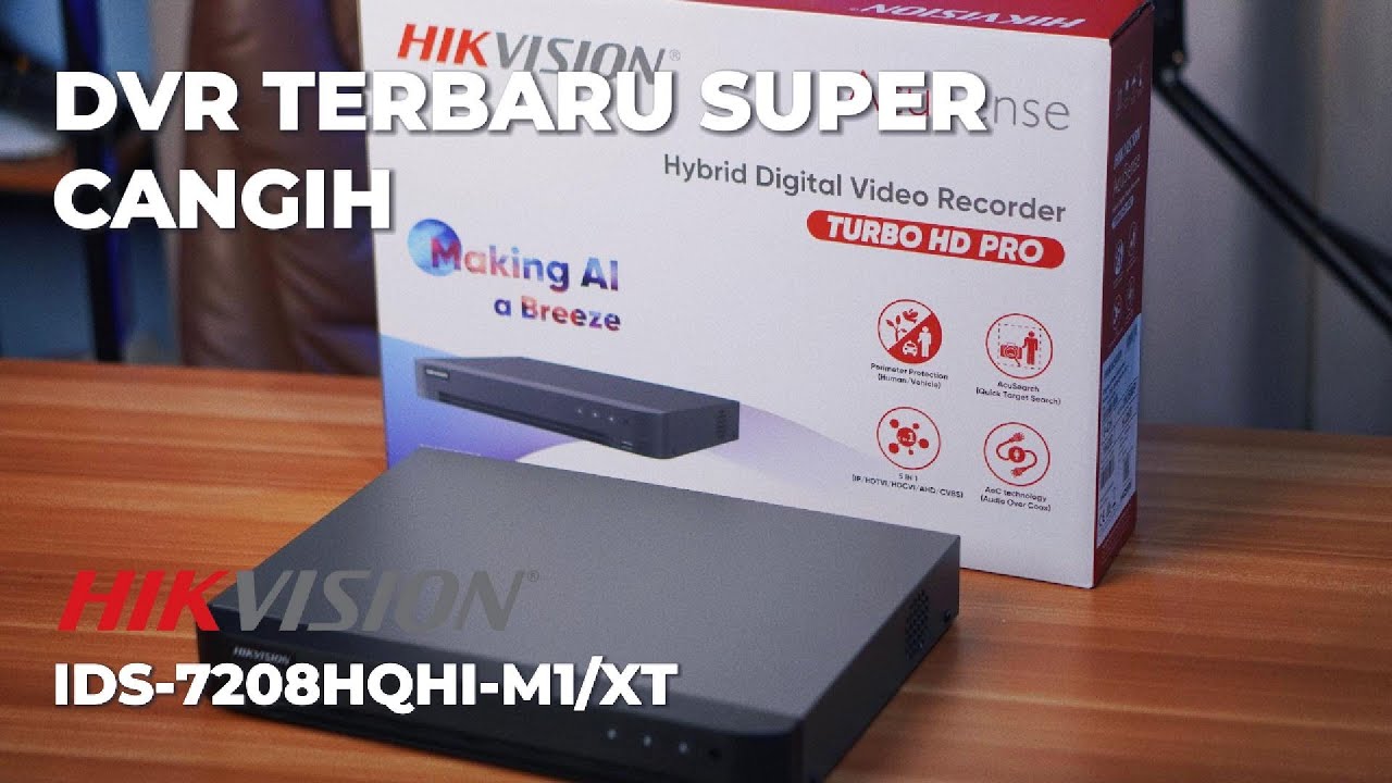 [TERBARU] DVR HIKVISION YANG SUPPORT TWO WAY AUDIO l HIKVISION l IDS-7208HQHI-M1/XT