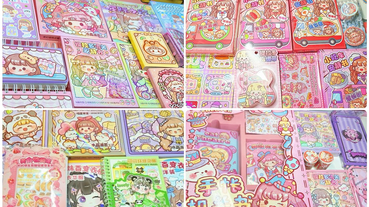 Unbox Telado kawaii sticker big haul🎁ASMR unboxing stickers journal compilation