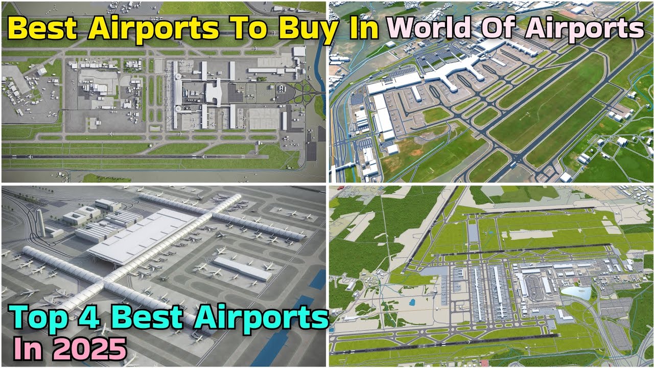 Best Airports To Buy In 2025 | Best Airport In World Of Airports | World Of Airports 3.1 Update