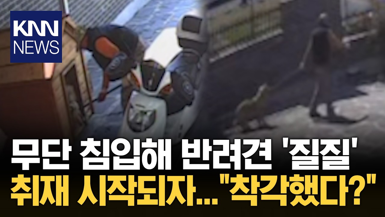 대낮에 남의 집 마당서 '납치극'? 개장수의 황당한 변명이...경악/ KNN