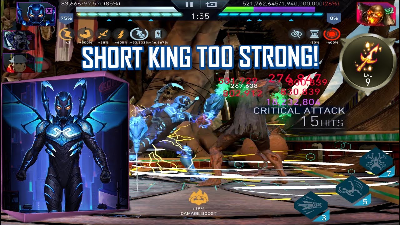 Scarab's Chosen Blue Beetle is the Fahren-Knife KING | Injustice 2 Mobile