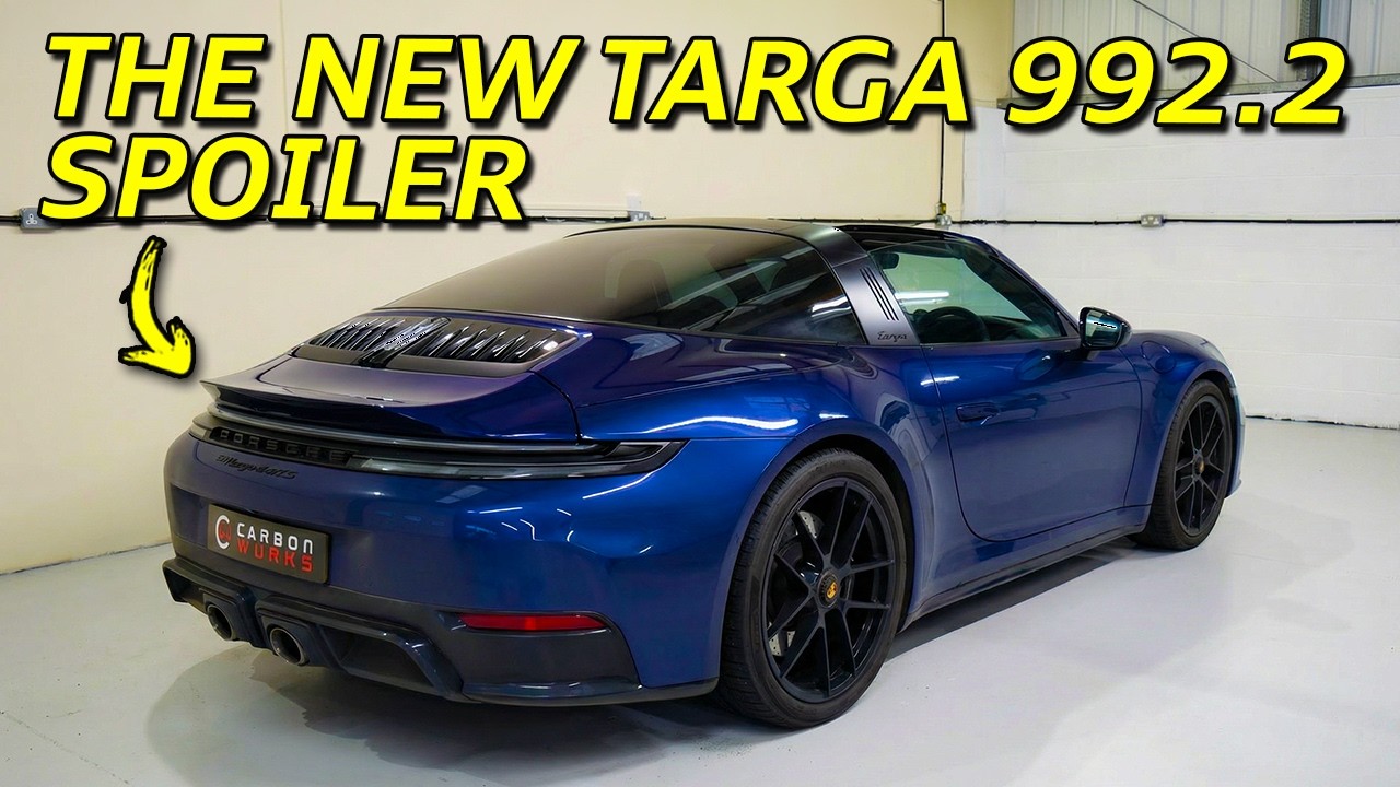 Спойлер типа &laquo;утиный хвост&raquo;, который должен быть у Porsche 911 (992.2) Targa с завода!