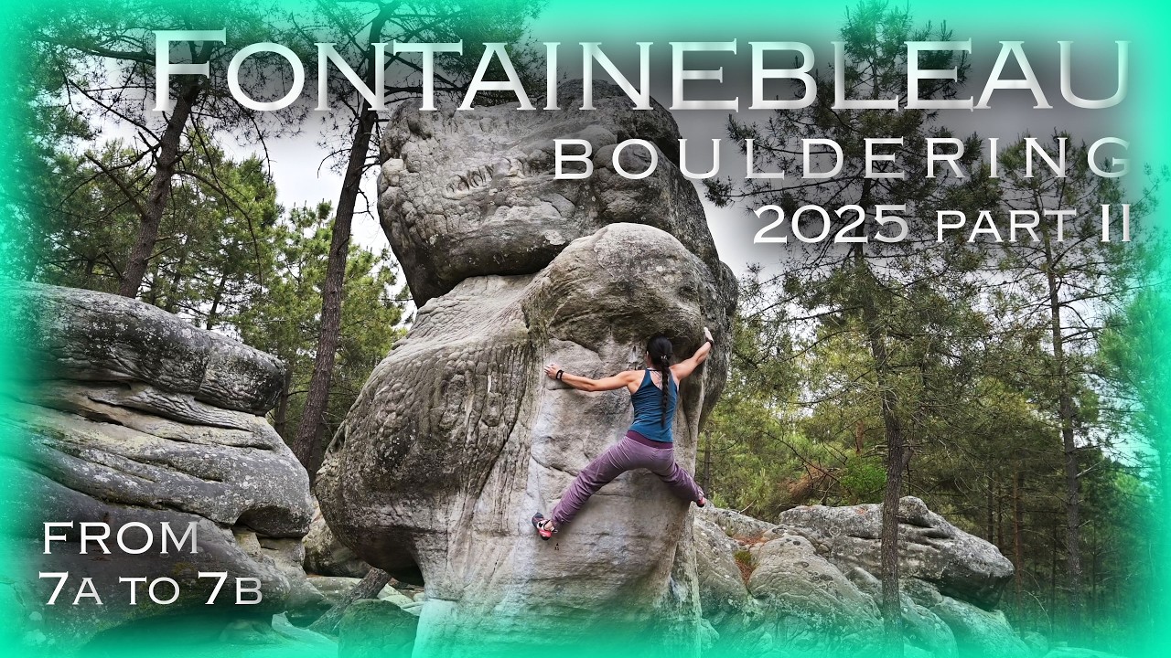 Fontainebleau Bouldering from 7a to 7b 2025 part 2