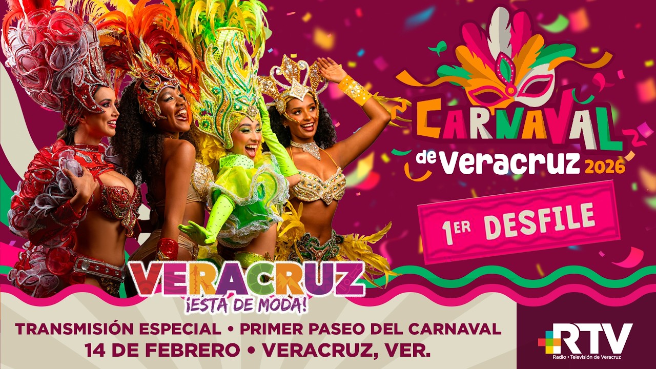 Primer Desfile del Carnaval de Veracruz 2026