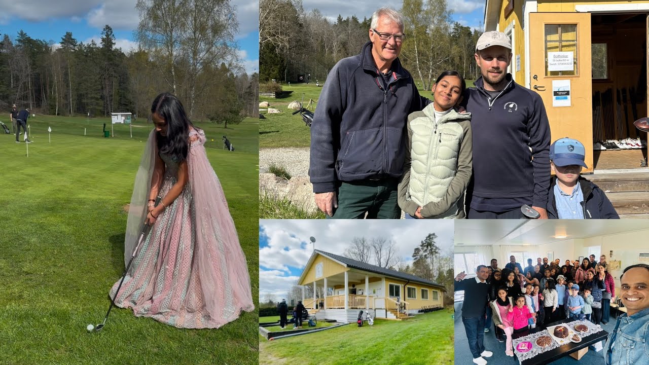Birthday Celebration at her home golf course #golf #birthday #video #youtubevideoDanderyd Golf Club