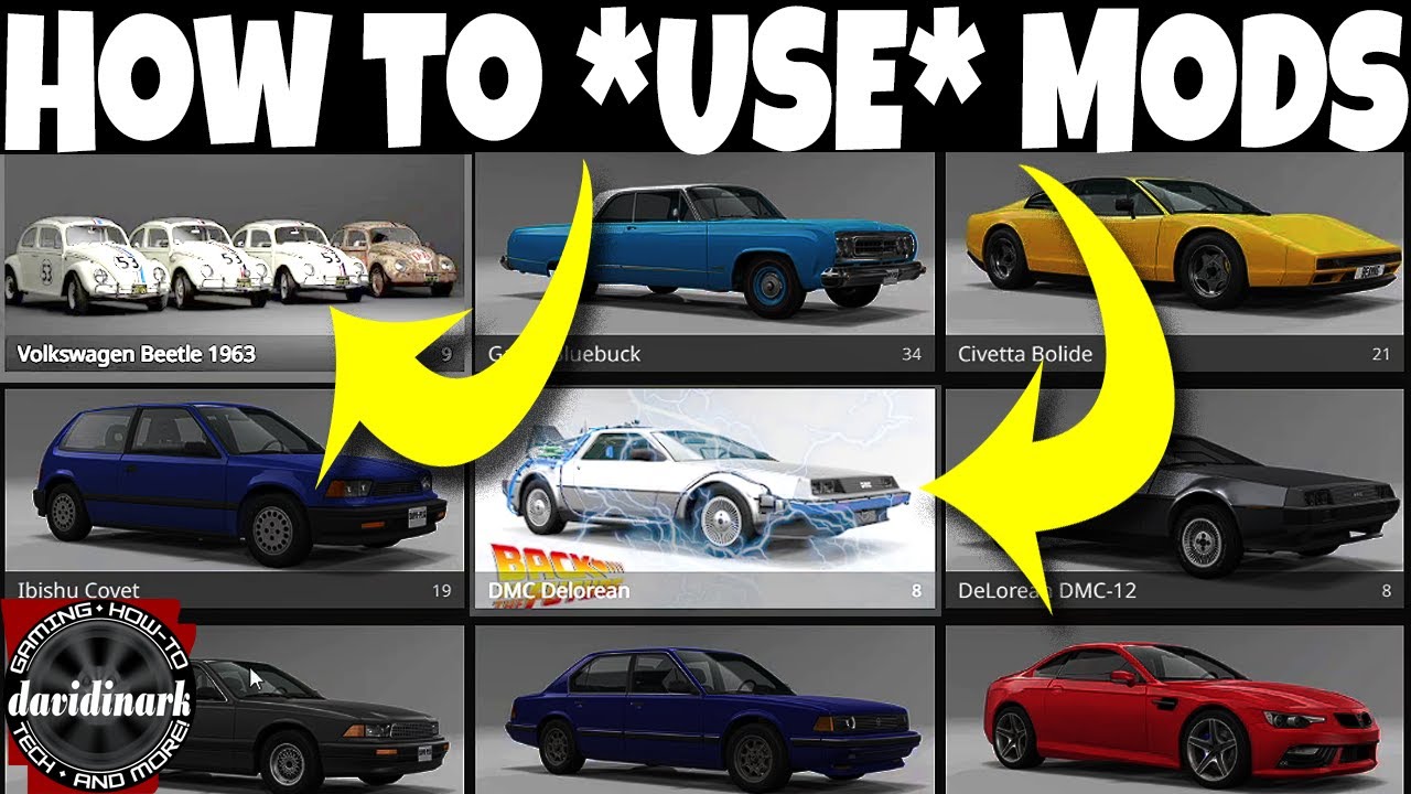 BeamNG Drive — Да, но как использовать моды? Учебник по BeamNG Drive. Как играть в BeamNG Drive.
