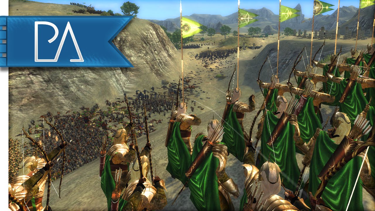 DEFENSE OF THE ELVES - Third Age Total War Mod Gameplay