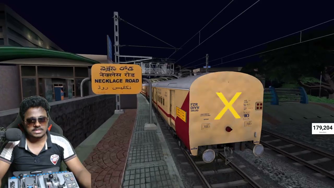 Most Realistic Night Journey From Hyderabad to Warangal Part1 | Train Simulator Classic