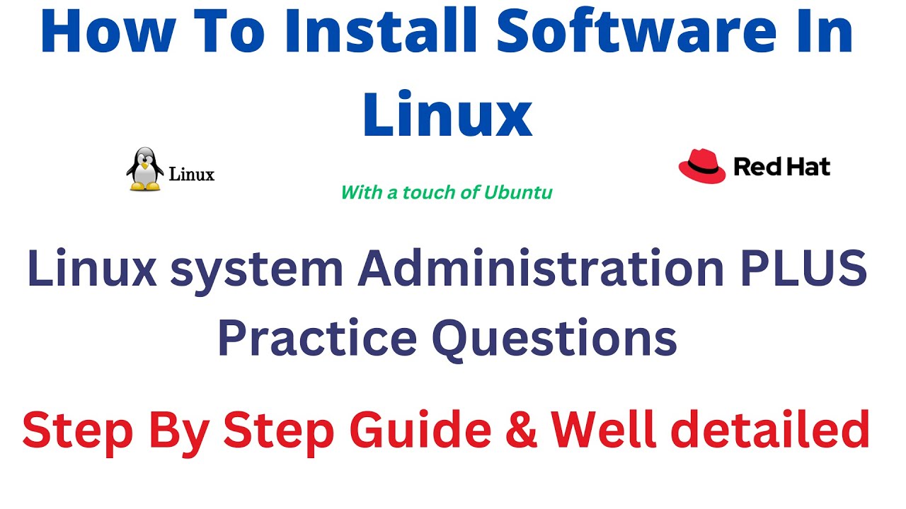 How To Install Software In Linux - RHEL 9 & Ubuntu | RHCSA 9 | EX200.V9 | Lesson 8