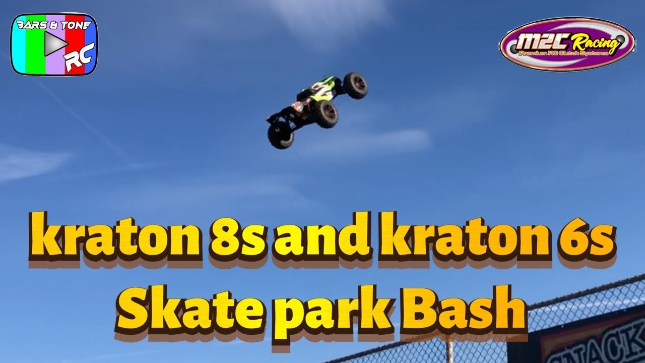 Kraton 8S and Kraton 6s skate park bash!