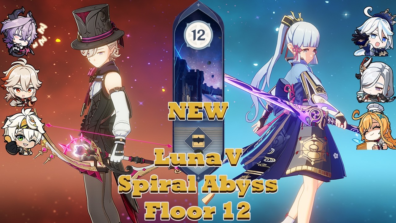 [Luna V] Lyney Mono Pyro & Ayaka Freeze Abyss floor 12 | Genshin Impact