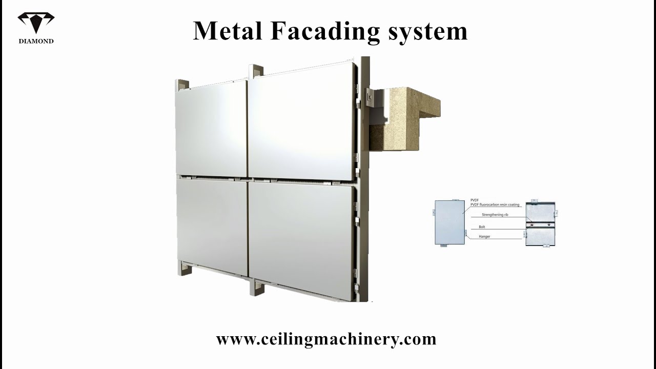 How to install aluminum facading panel? metal facading metal cladding panel aluminum facading