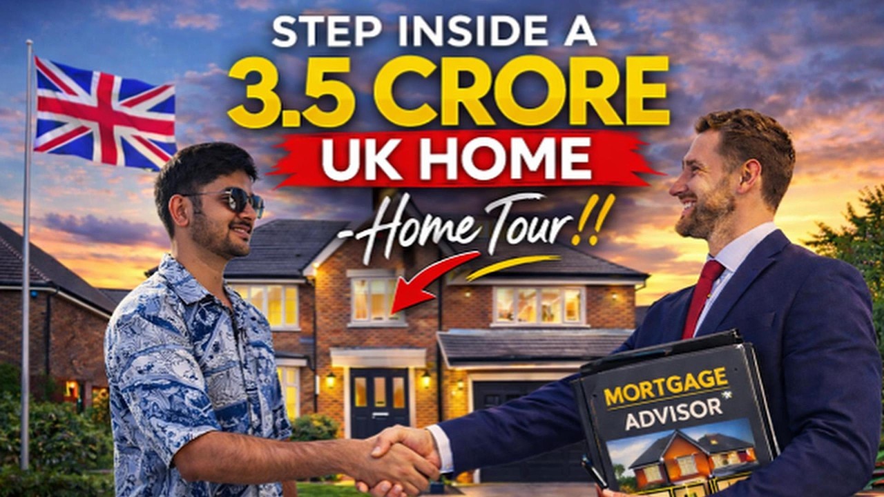 UK-ல் ₹3.5 Crore Luxury House Tour 🇬🇧 | British Dream Home Inside | Tamil Vlog.#uktamilvlog #ukhome