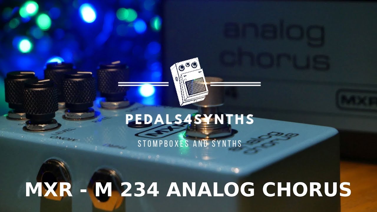 Pedals4Synths - MXR M-234 Analog Chorus and Studio Electronics & Roland SE 02