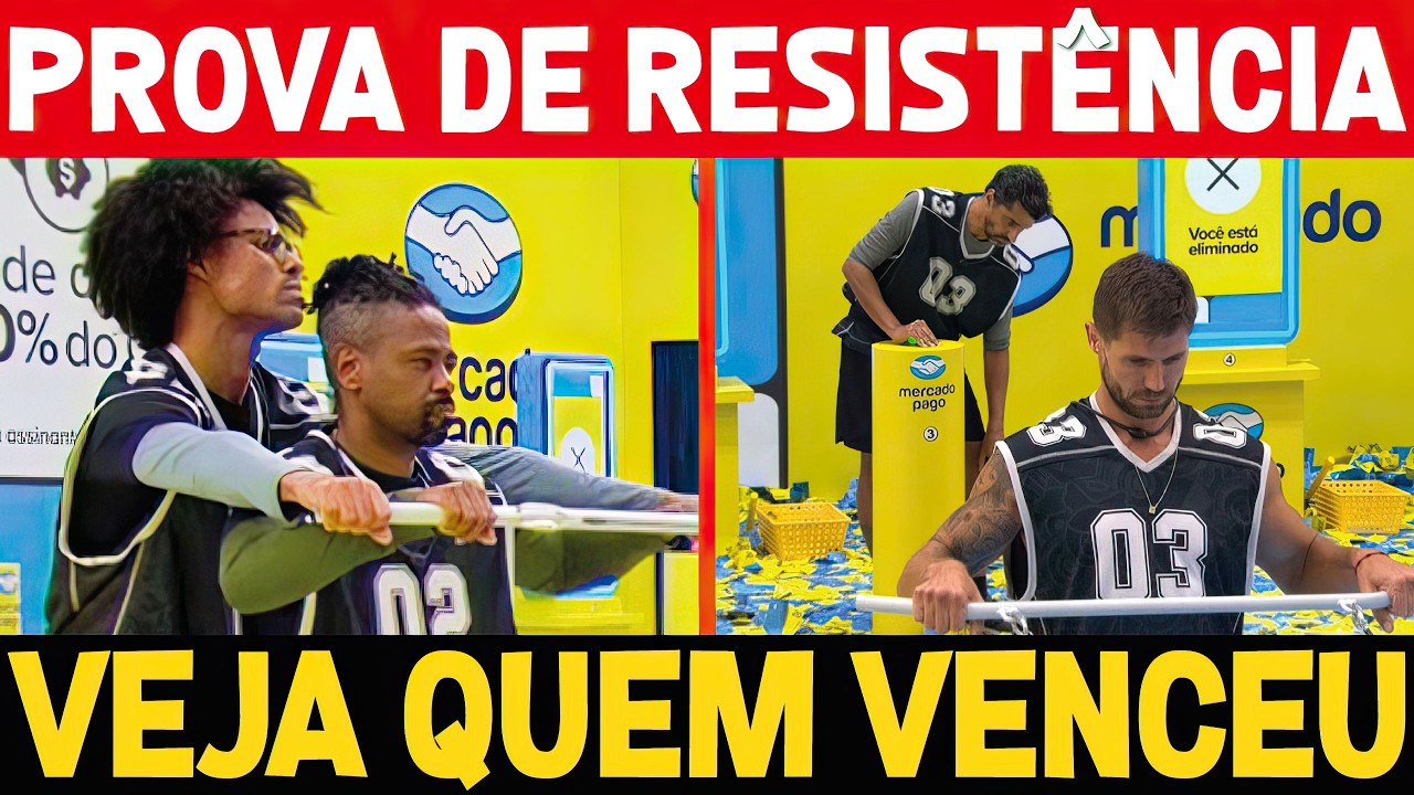 Veja QUEM GANHOU a Prova do L&iacute;der BBB 26 Prova de Resist&ecirc;ncia