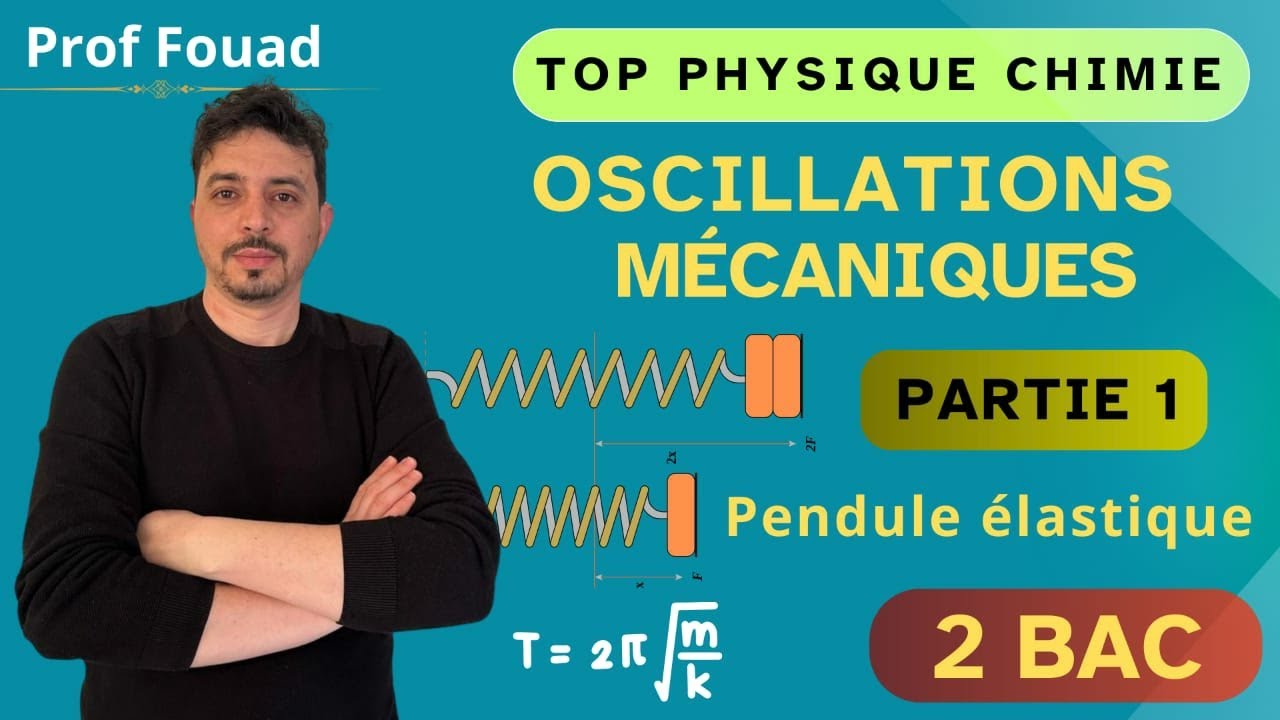Oscillations mécaniques 2 bac partie 1 : pendule élastique